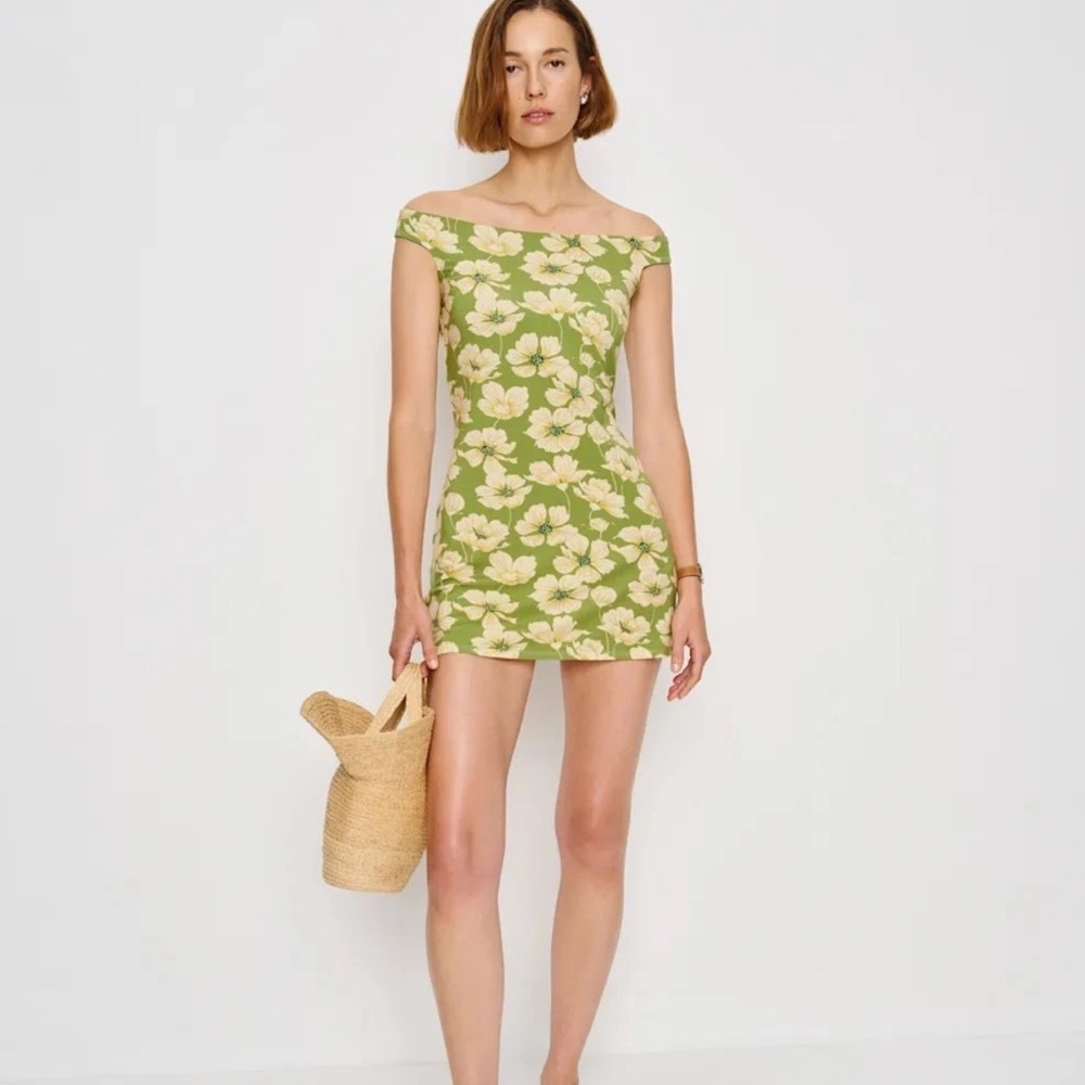 XS - NWT - Reformation - Lia Knit Dress Lovebird Knot Dress